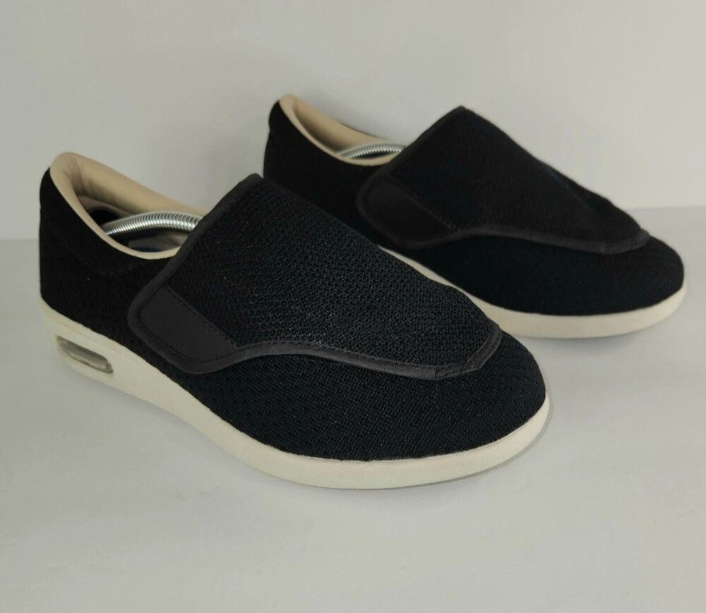YouYun Diabetic Memory Foam Shoes Hook and Loop Closure Women’s 8 /Men’s 7